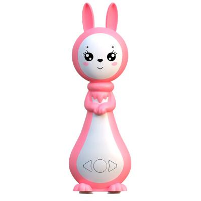 Музыкальная интерактивная игрушка Зайчик Няня Грызушка BertToys FD127 розовый 1